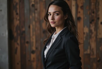 Fototapeta premium Stylish person in a coworking space wearing modern professional attire