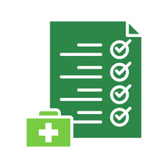 Prepared Icon Vector Illustration Green Version