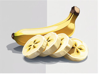 bananas on a plate