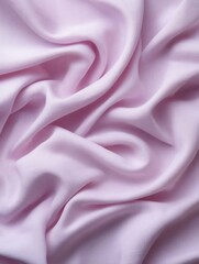 Obraz premium Light Pink Fabric With Soft Folds and Smooth Textures Drapes Elegantly in a Flowing Pattern
