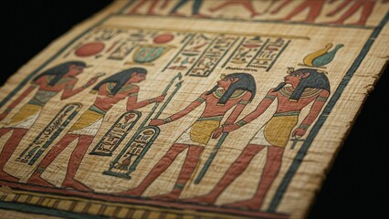 Ancient Egyptian Papyrus Art