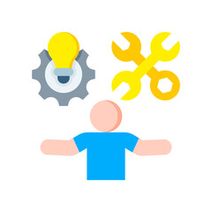 Capability flat icon