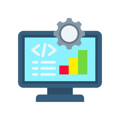 Software flat icon