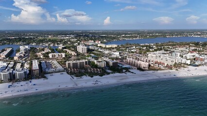 beaches to bay on Siesta Key Island, Florida