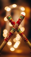Dandiya Sticks Festive Dance