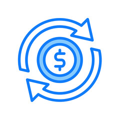 Continuity blue icon 