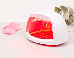 light on white background