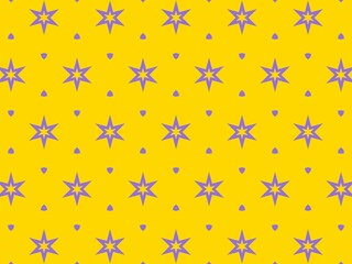 Vibrant yellow and purple starburst pattern, perfect for bright and cheerful designs.