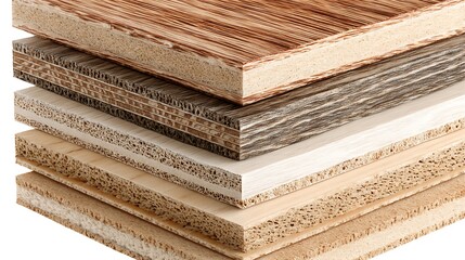 Stacked Lumber Planks Pile in Cross Sectional Layer, Wood Timber Construction Texture
