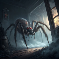 spider on the web
