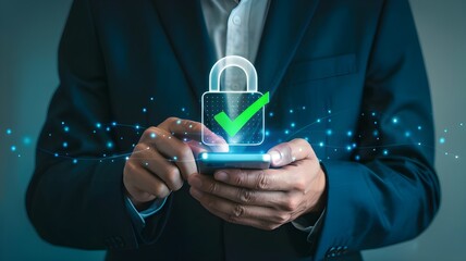 echnology Concept of cybersecurity, information security and encryption, secure access to user's personal information, secure Internet access, cybersecurity. User privacy security and encryption