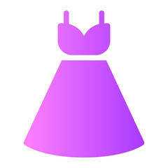 dress gradient icon