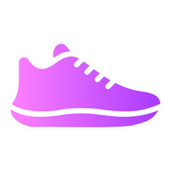 running shoe gradient icon