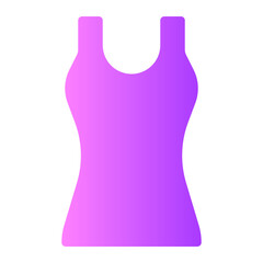 tank top gradient icon