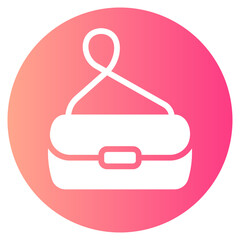 woman bag gradient icon