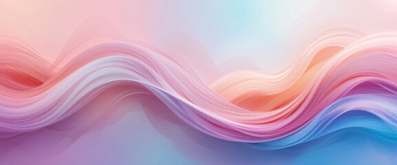 Abstract Pastel Wave Texture Background