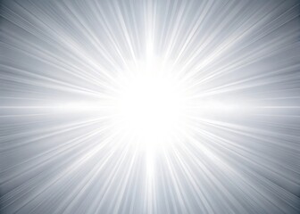 Bright white starburst radiating light rays on a textured gray background