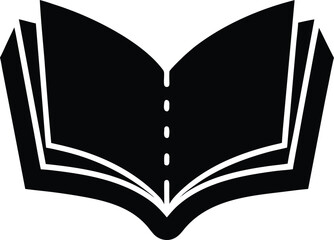 Spellbook opening vector art illustration
