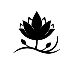 Lotus flower vector illustration design.