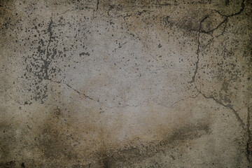 Old cracked concrete wall texture.