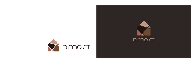 logo, symbol for real estate and business card