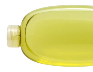 Golden liquid in clear bottle for beauty, wellness, or cosmetic product packaging