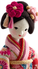 Traditional japanese doll display cultural exhibit art photography indoor close-up heritage representation