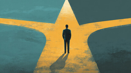 Decision making at a crossroads a businessman's journey towards success in a dynamic environment