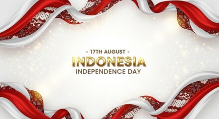 Indonesian independence day background