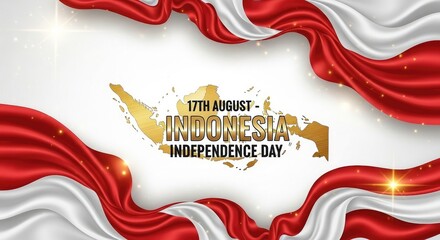 Indonesian independence day background
