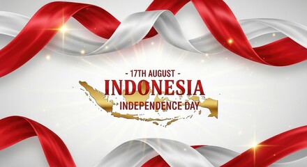 Indonesian independence day celebration graphic