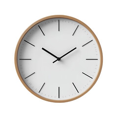 Set of wall clocks with black frame and hands. Flat style vector illustration. Simple classic wall clock with Arab numbers, with Roman numeral and without numbers isolated on white background