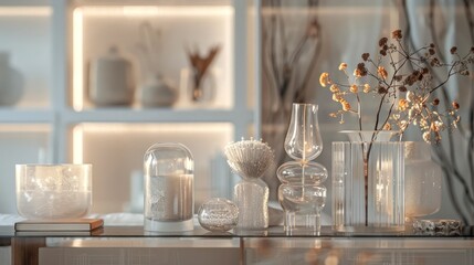 Fototapeta premium Neutral decor display