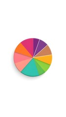 Fototapeta premium color pie chart