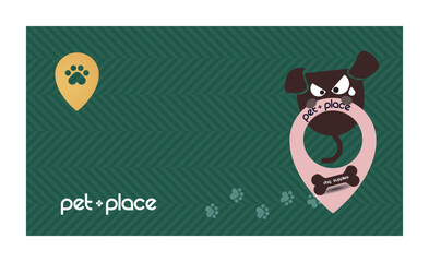 Character,  Symbol and Logo for pet shop