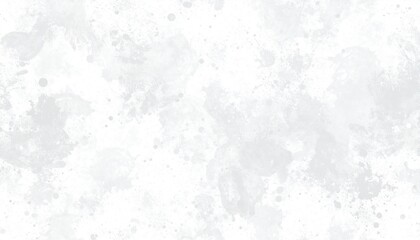 Subtle White Watercolor Texture Background with Splatters