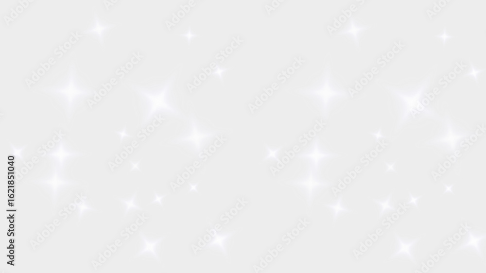 Poster twinkling white starlight and bokeh starbursts with lens flare accents, creating a magical and shiny
