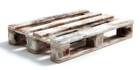 Weathered Wooden Pallet