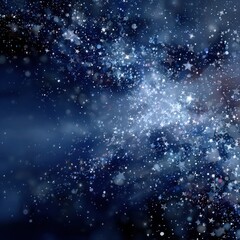 Naklejka premium Deep space filled with stars and nebulae