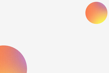 Minimal Gradient Circles on White Background: Subtle Noise Abstract Design
