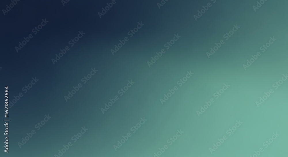 Poster a smooth gradient transitioning from deep navy blue to a soft, muted teal, creating a calming and at