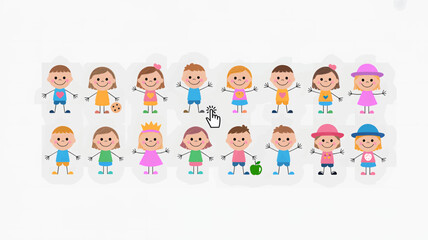 children in a circle