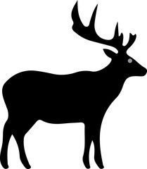 deer silhouette vector