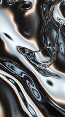 Abstract liquid metal texture.