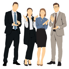 group of businesspeople team