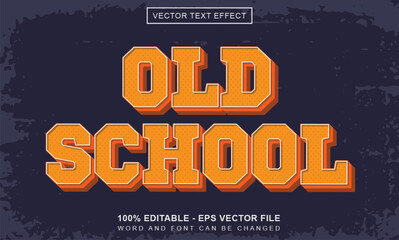 Old school retro text effect