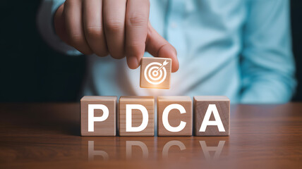 Boost Business Performance with PDCA Strategy - Plan, Do, Check, Act for Continuous Improvement and Goal Achievement, Perfect for Management Consulting