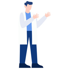 Doctor Diagnosis Illustration