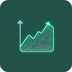 Analyzing growth trends in business data digital environment infographic graphical viewpoint insights