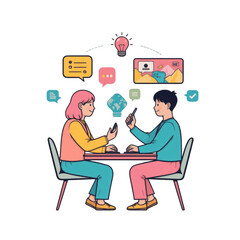 Engaging digital communication strategies virtual workspace infographic interactive collaborative ideas sharing